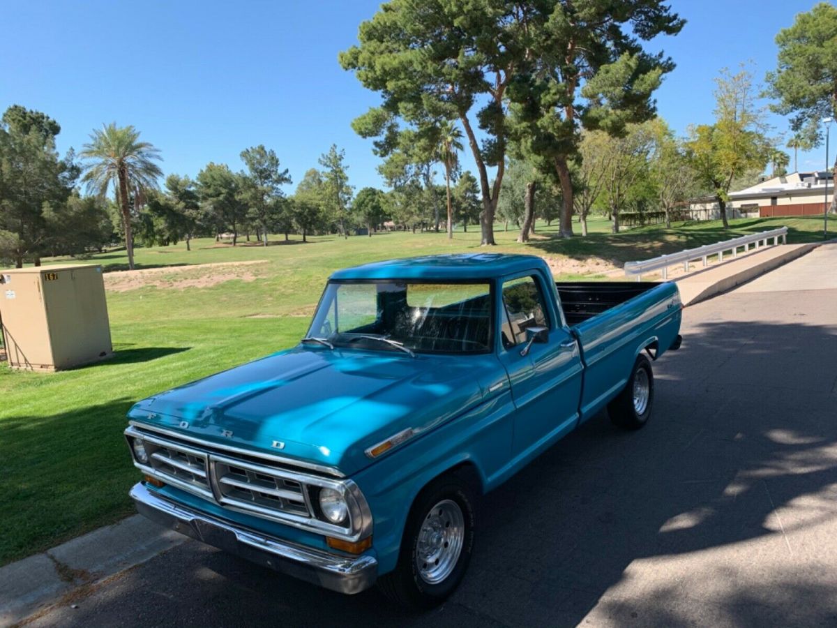 1971 Blue Ford F-250 Standard Cab Pickup