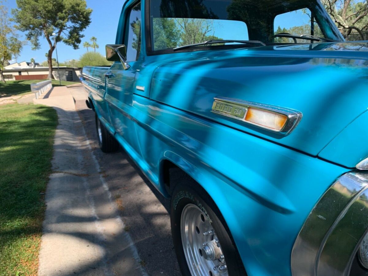1971 Blue Ford F-250 Standard Cab Pickup