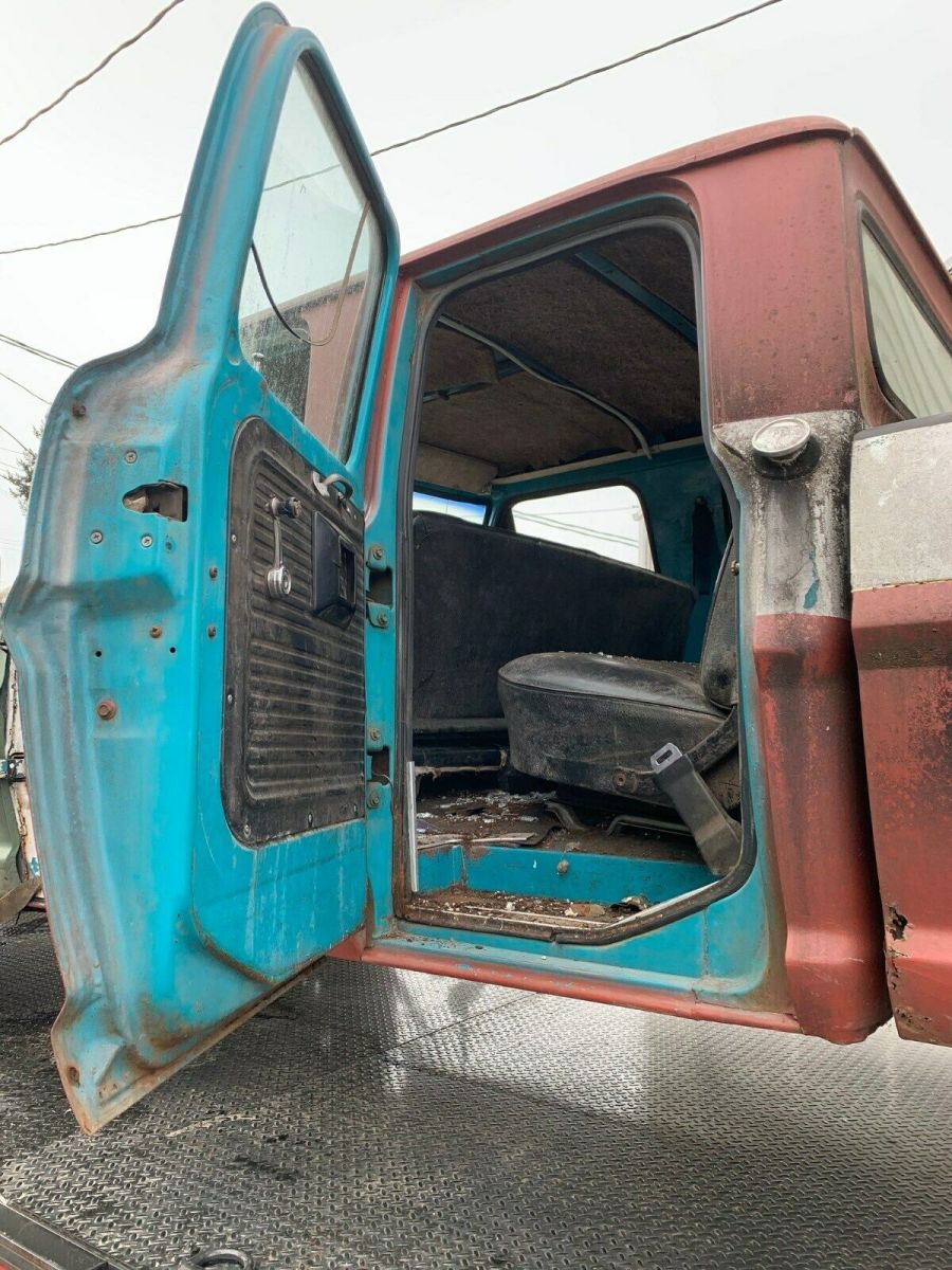 1971 Red Ford F-250 Crew Cab Pickup