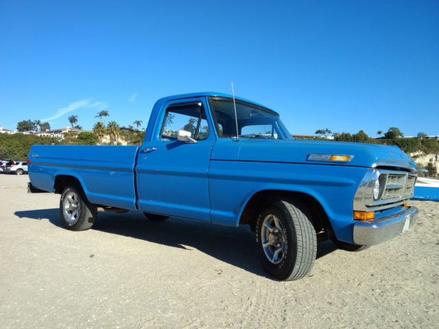 1971 COBRA BLUE Ford F-100 Extended Crew Cab Pickup