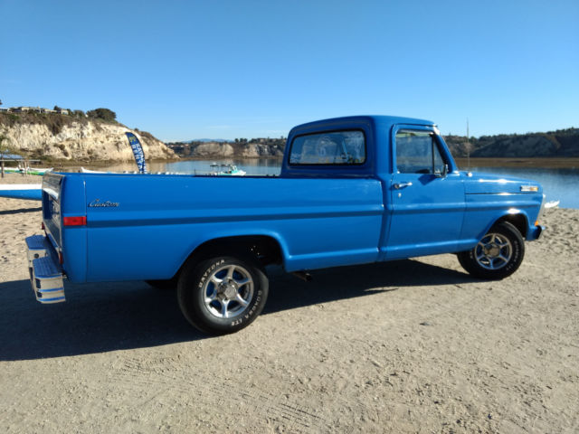 1971 COBRA BLUE Ford F-100 Extended Crew Cab Pickup