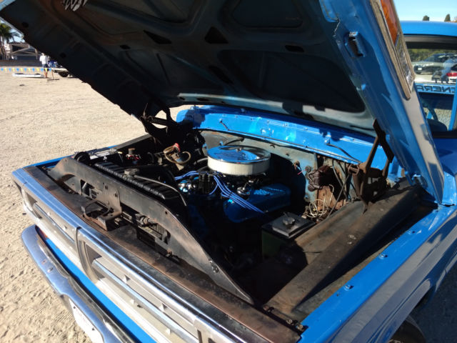 1971 COBRA BLUE Ford F-100 Extended Crew Cab Pickup