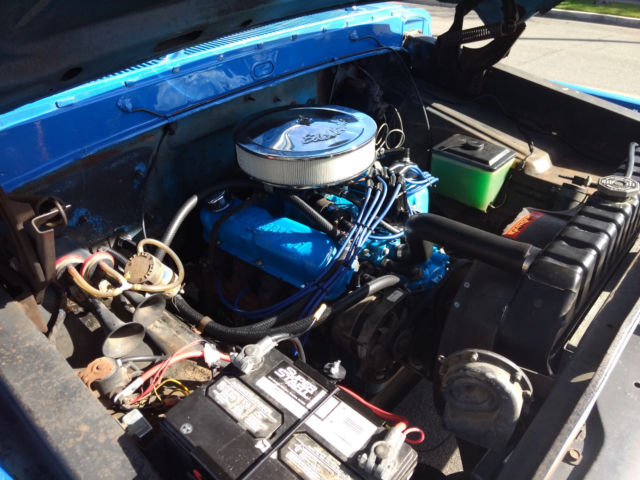 1971 COBRA BLUE Ford F-100 Extended Crew Cab Pickup