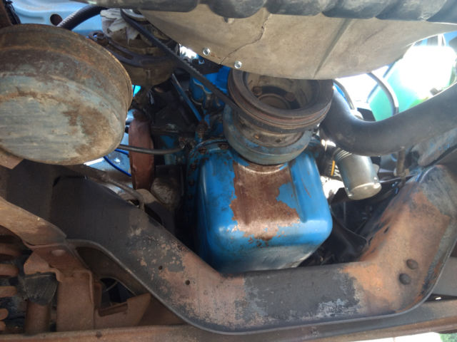 1971 COBRA BLUE Ford F-100 Extended Crew Cab Pickup