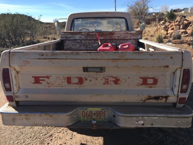1971 Tan Ford F-100 Standard Cab Pickup