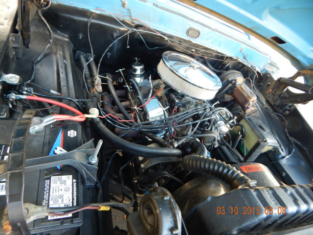 1971 Bahama Blue &amp- Wimbledon White Ford F-100 Styleside Shortbed