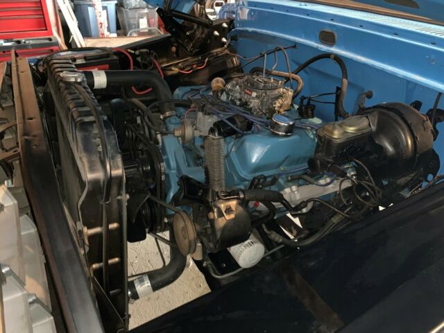 1971 Blue Ford F-100 Crew Cab Pickup