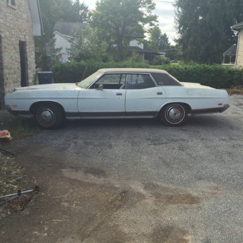 1971 Baby Blue Ford Galaxie Sedan