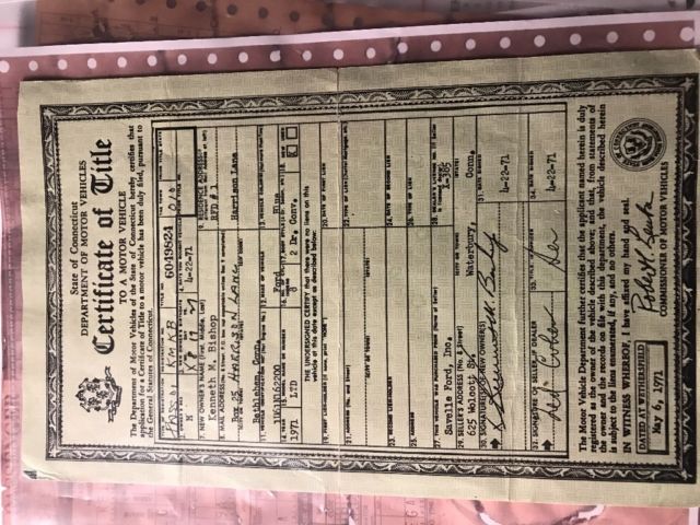 1971 Blue Ford Other Convertible