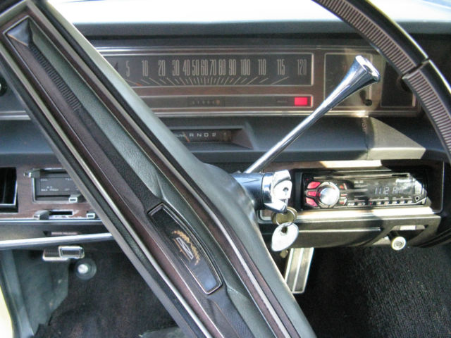 1971 Yellow Ford Crown Victoria Convertible