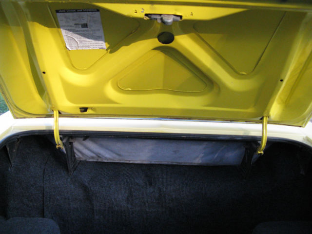 1971 Yellow Ford Crown Victoria Convertible