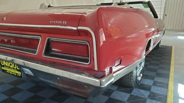 1971 Red Ford LTD Convertible