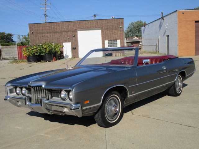 1971 Red Ford LTD Convertible