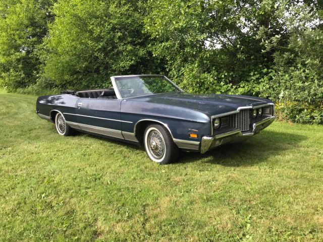 1971 Blue Ford LTD Convertible Convertible