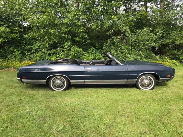 1971 Blue Ford LTD Convertible Convertible
