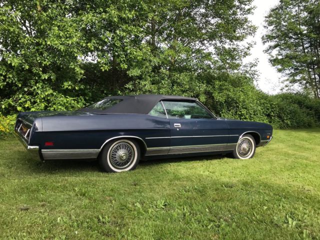1971 Blue Ford LTD Convertible Convertible