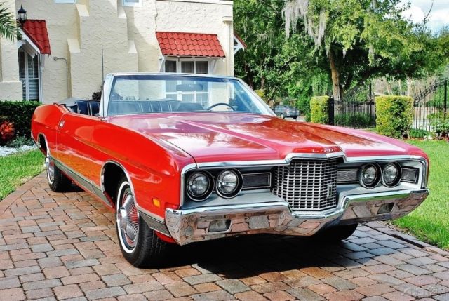1971 Red Ford LTD Convertible
