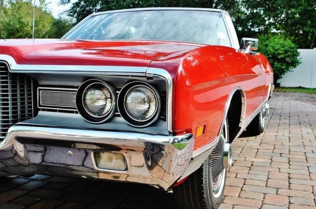 1971 Red Ford LTD Convertible