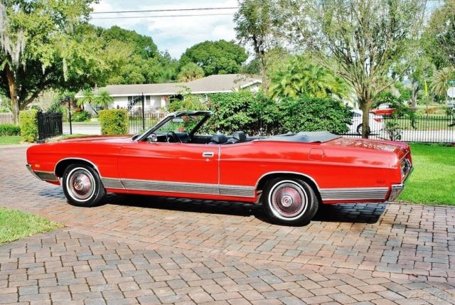 1971 Red Ford LTD Convertible