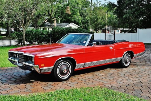 1971 Red Ford LTD Convertible