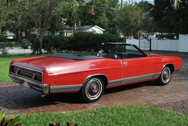 1971 Red Ford LTD Convertible