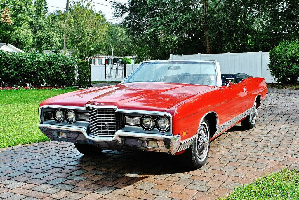 1971 Red Ford LTD Convertible