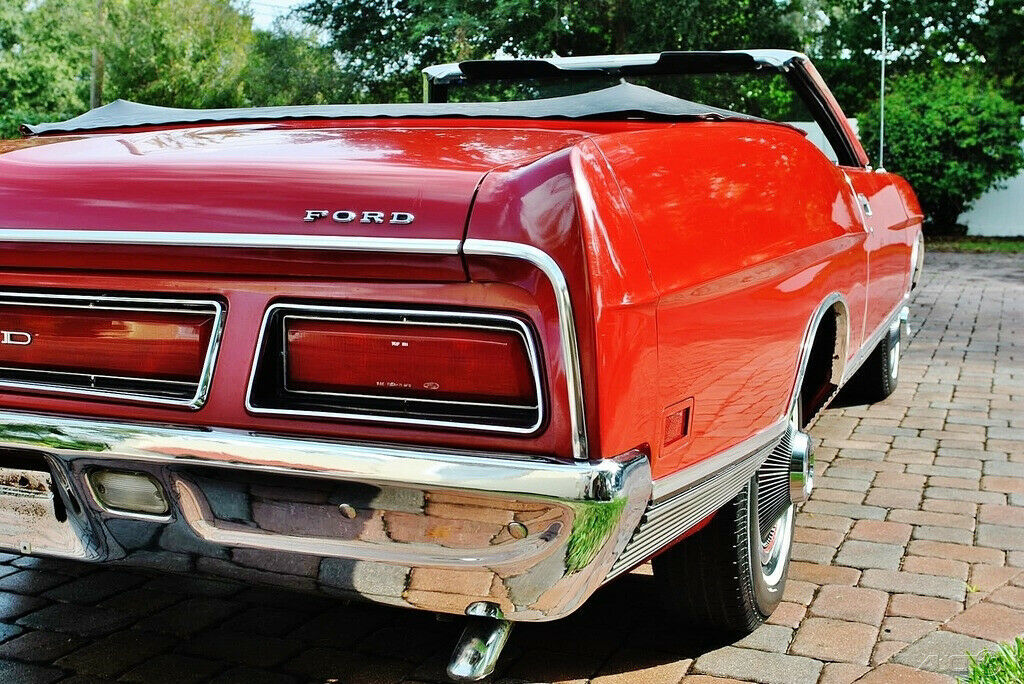 1971 Red Ford LTD Convertible