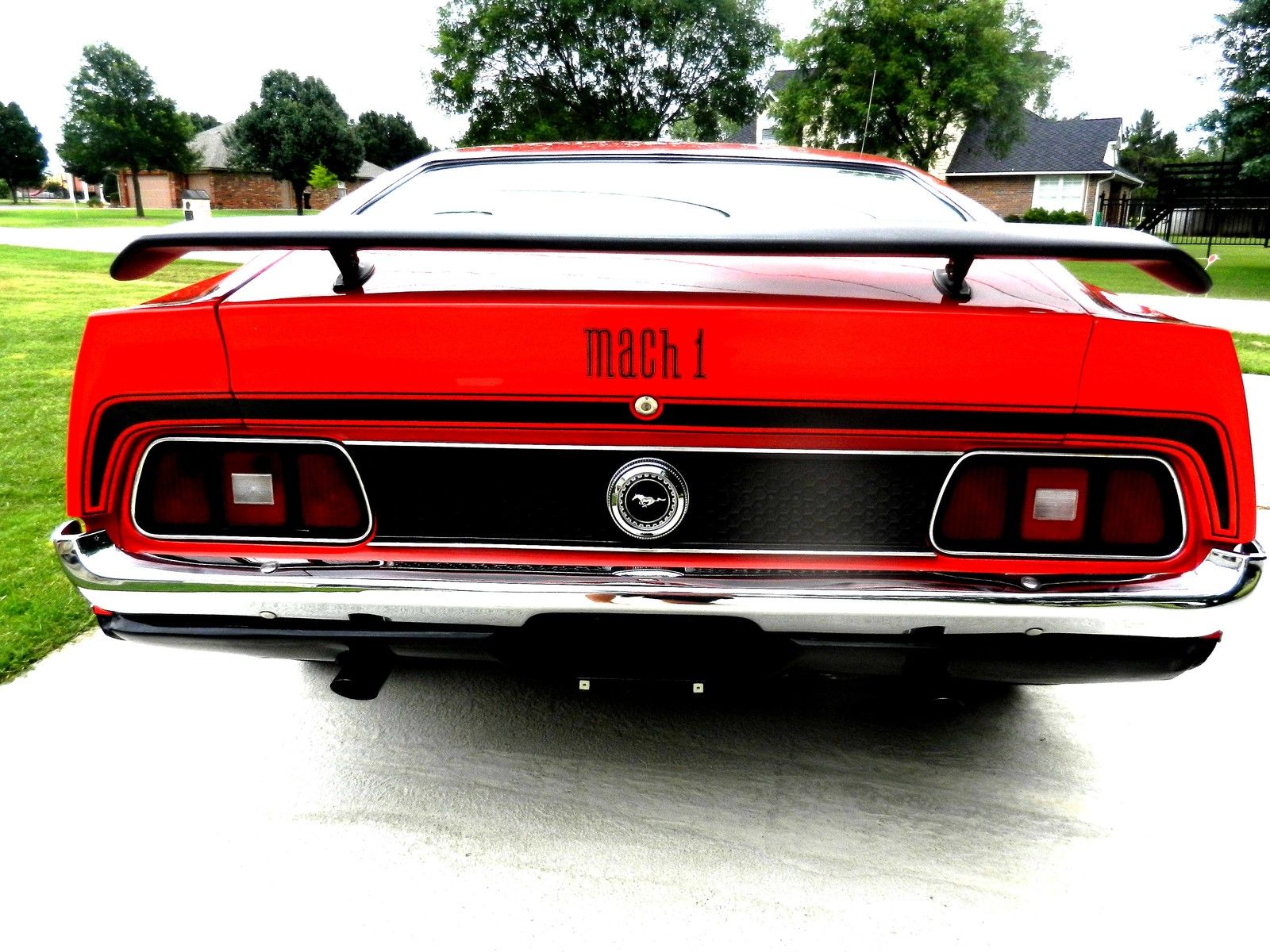 1971 Red Ford Mustang Fastback