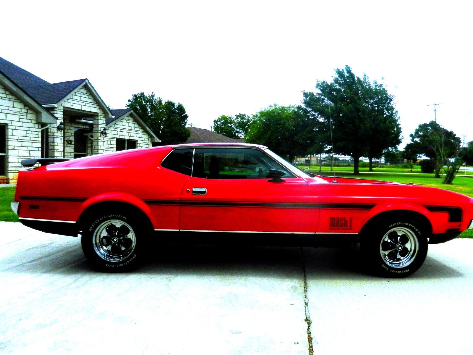 1971 Red Ford Mustang Fastback