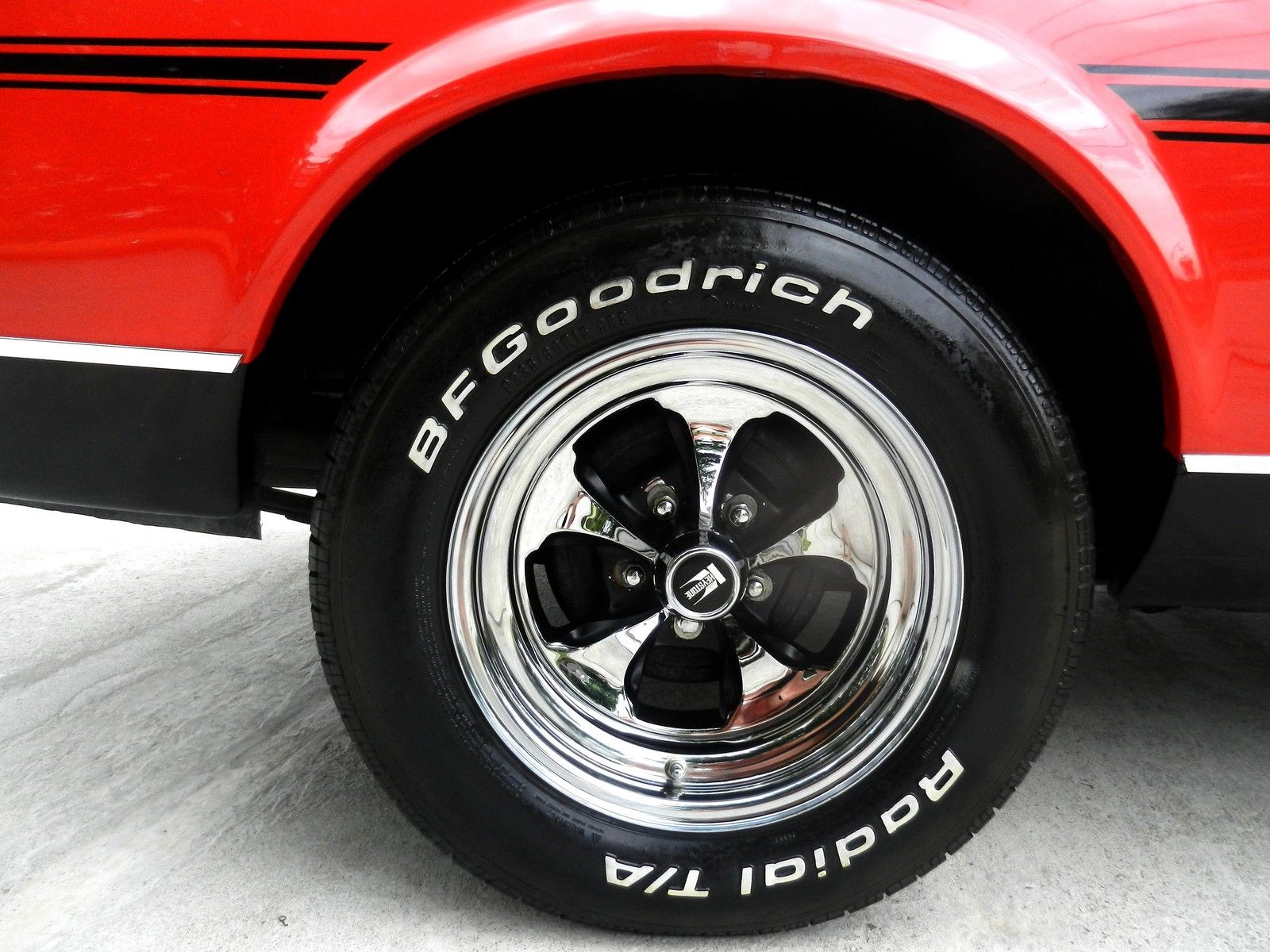 1971 Red Ford Mustang Fastback