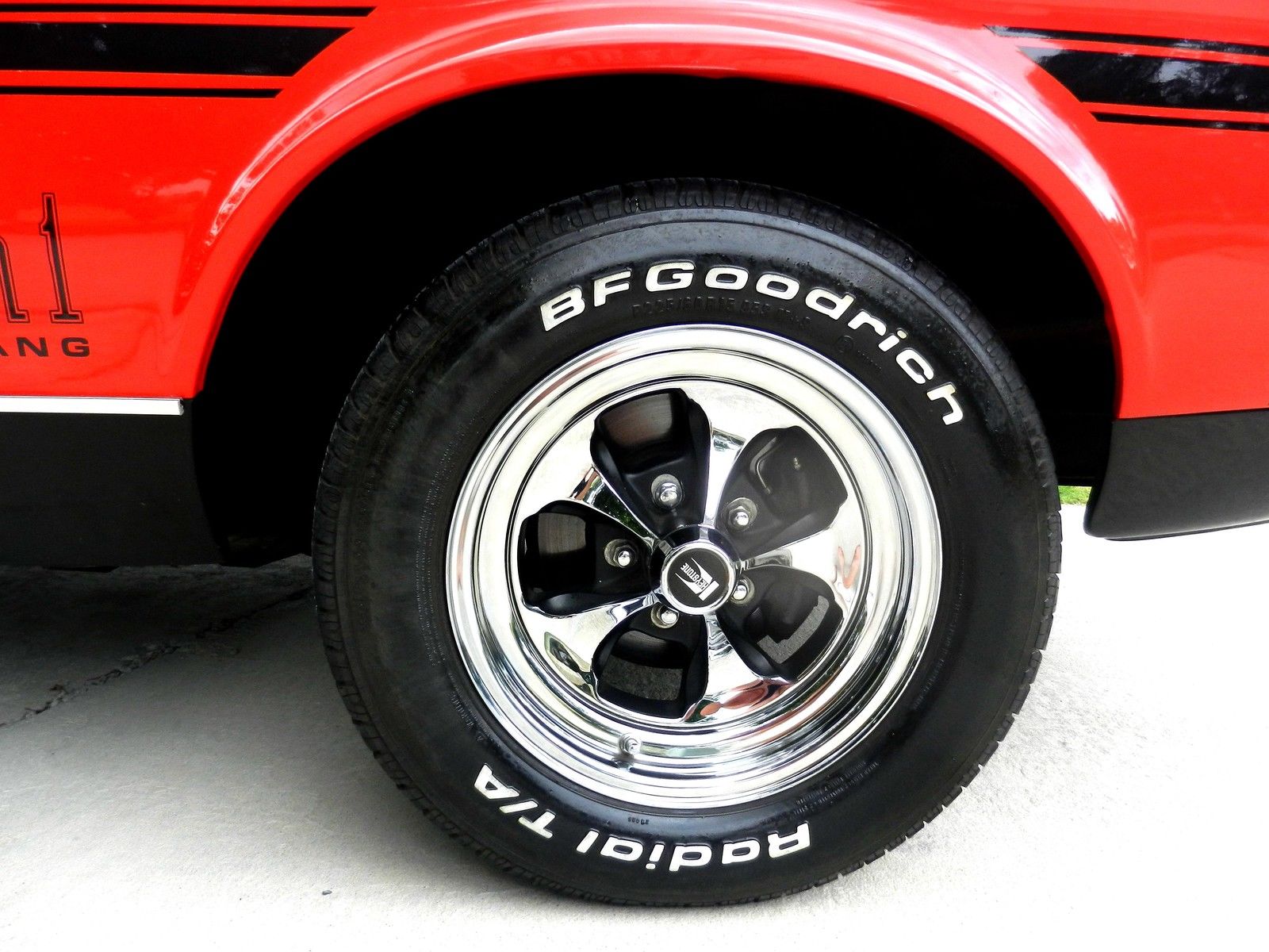 1971 Red Ford Mustang Fastback