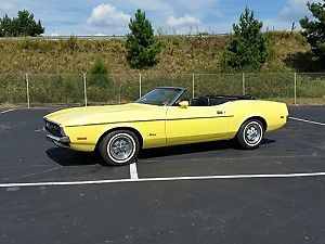 1971 Yellow Ford Mustang N/A