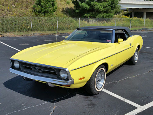 1971 Yellow Ford Mustang N/A