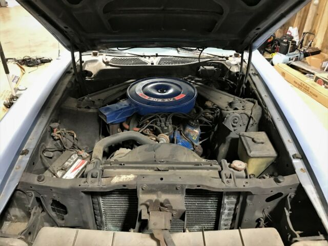 1971 Blue Ford Mustang Convertible