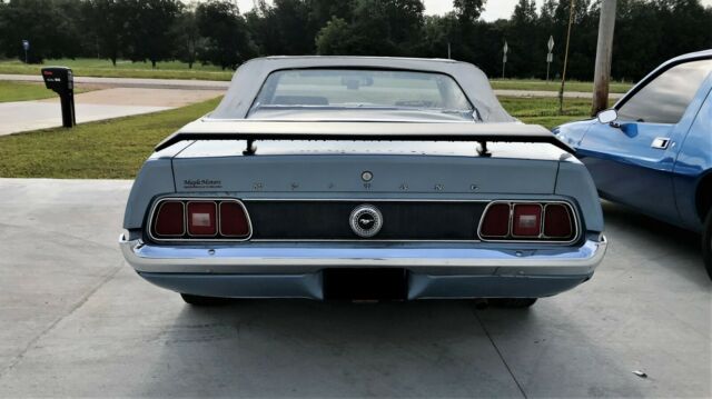1971 Blue Ford Mustang Convertible