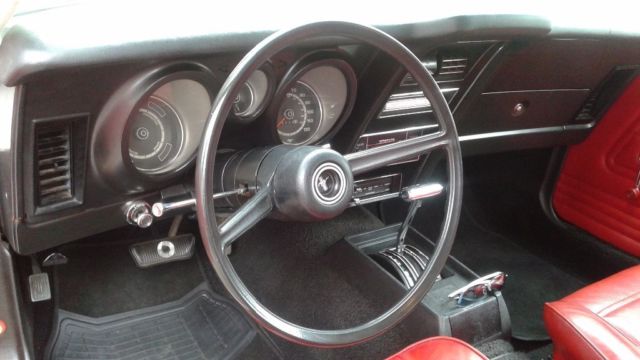 1971 Red Ford Mustang Coupe