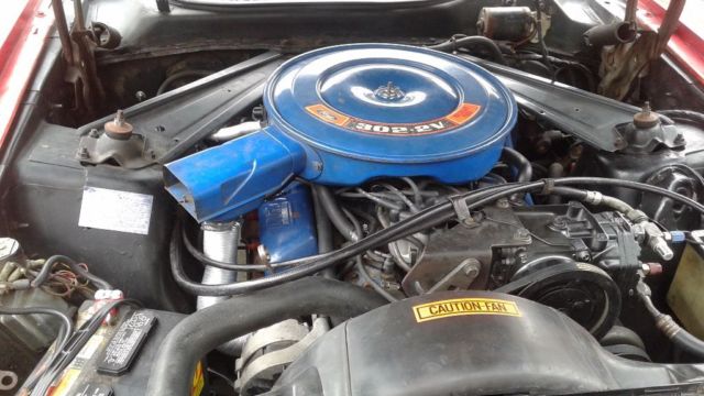 1971 Red Ford Mustang Coupe