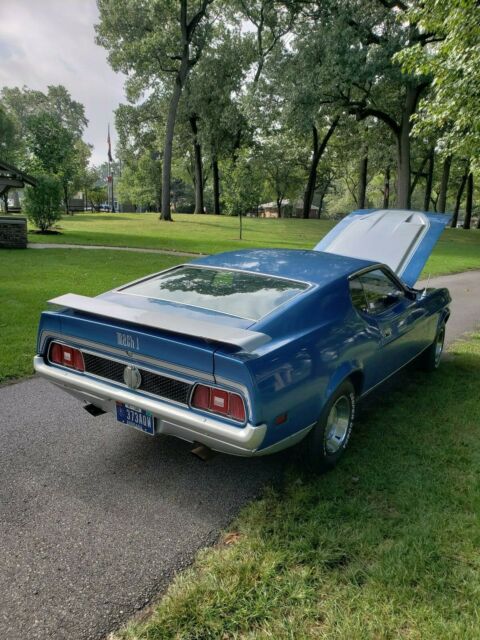 1971 Blue Ford Mustang Fastback