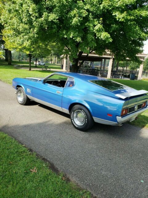 1971 Blue Ford Mustang Fastback