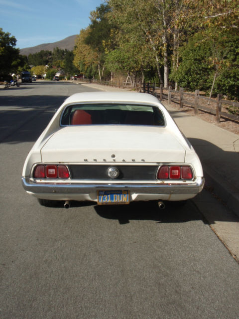 1971 White Ford Mustang U/K