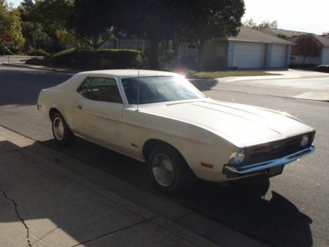 1971 White Ford Mustang U/K