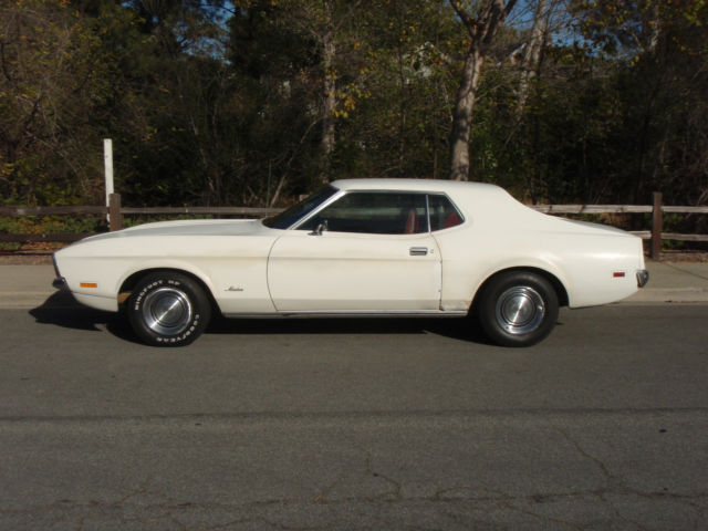 1971 White Ford Mustang U/K
