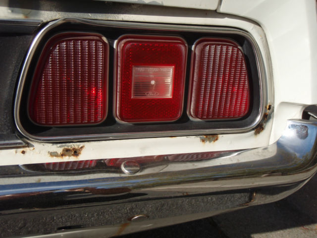 1971 White Ford Mustang U/K