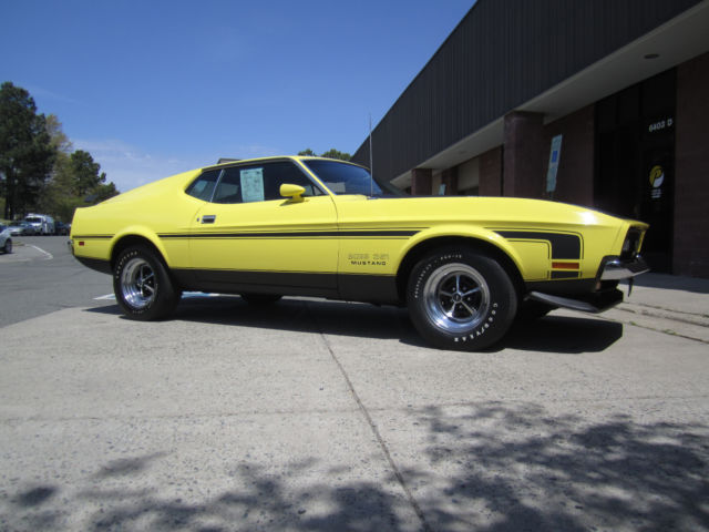 1971 Blue Ford Mustang Coupe