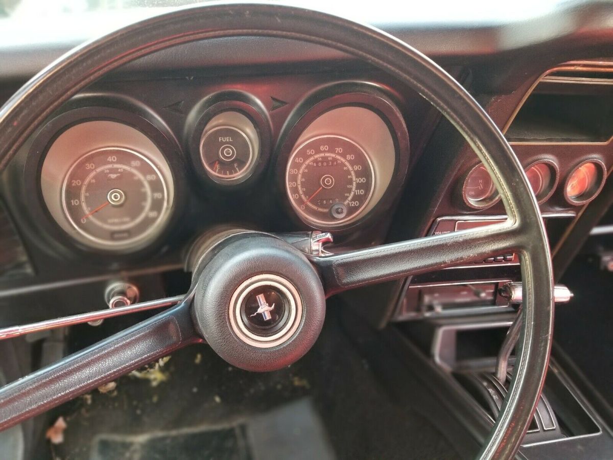 1971 Grey Ford Mustang Cobra Jet