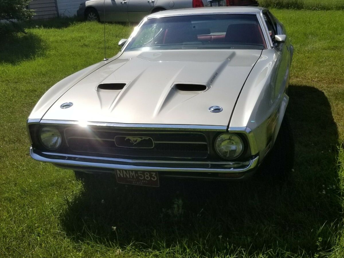 1971 Grey Ford Mustang Cobra Jet