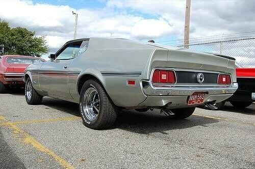 1971 Grey Ford Mustang Cobra Jet