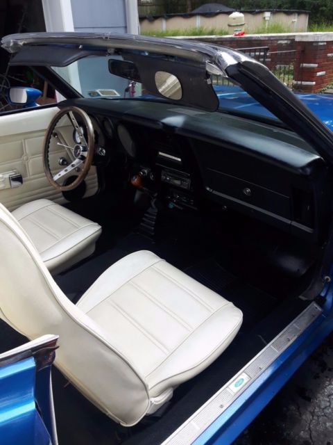 1971 Blue Ford Mustang Convertible