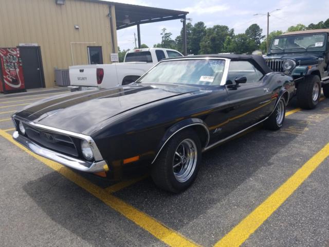 1971 Black Ford Mustang Convertible