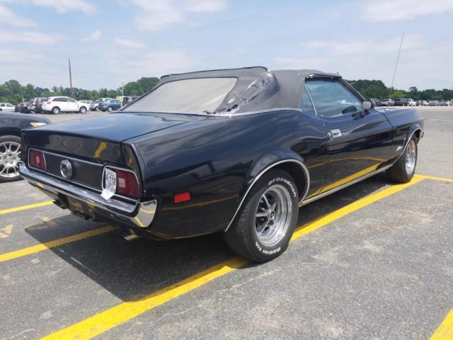 1971 Black Ford Mustang Convertible